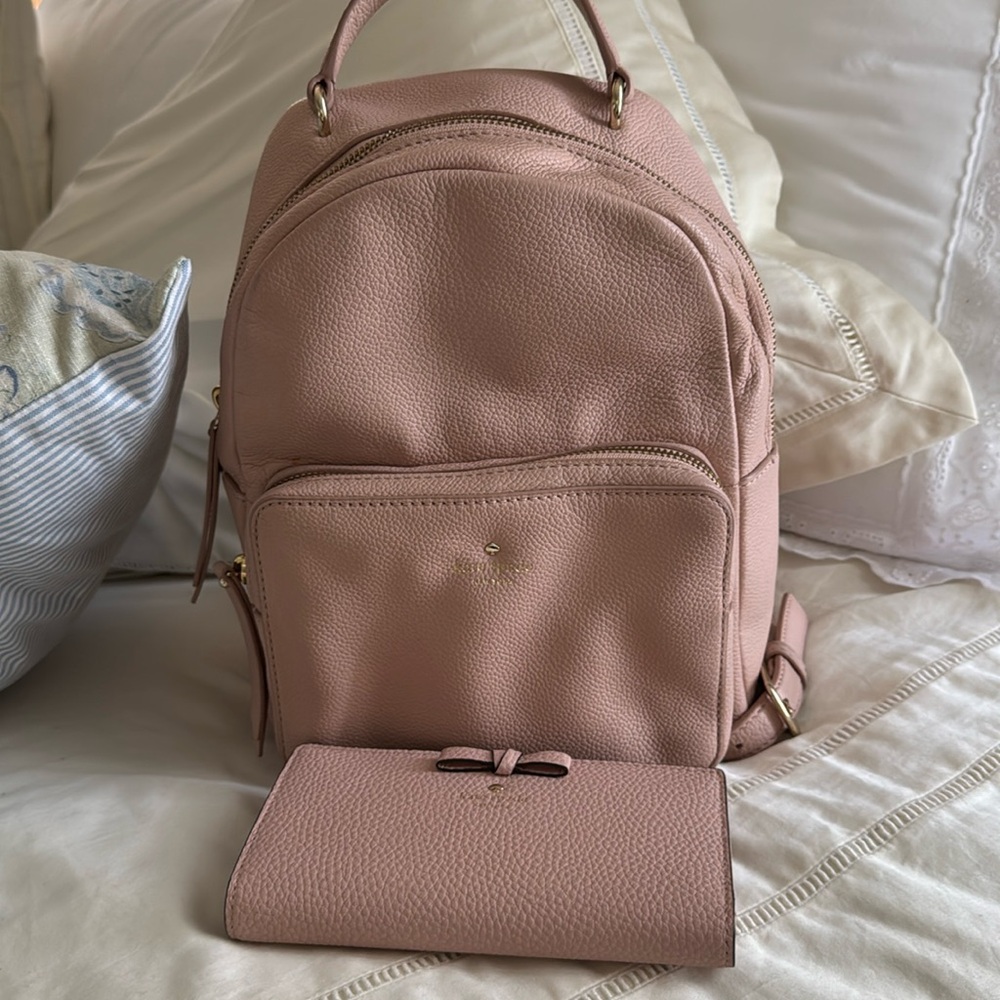 Kate Spade pink purse and wallet - Picture 1 of 5
